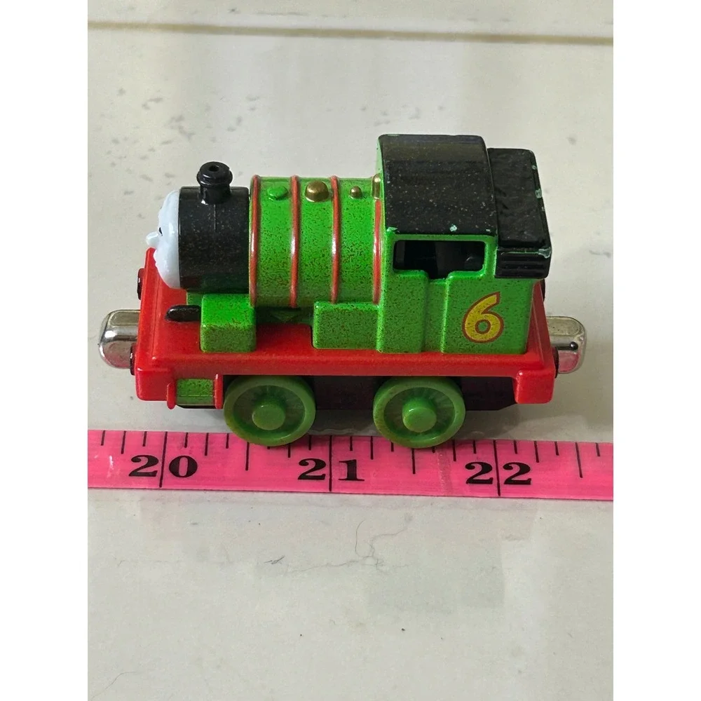 Thomas & Friends Take-n-Play Percy Hard At Work Die-Cast Engine T9140 Green No 6